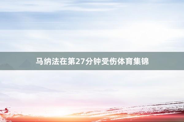 马纳法在第27分钟受伤体育集锦