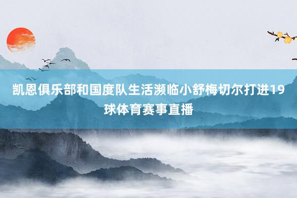 凯恩俱乐部和国度队生活濒临小舒梅切尔打进19球体育赛事直播