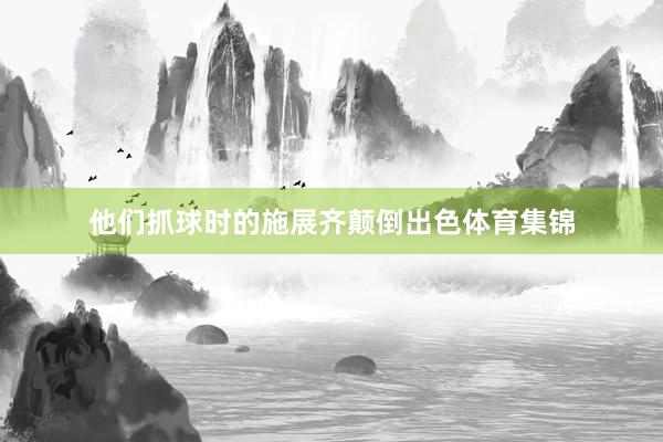 他们抓球时的施展齐颠倒出色体育集锦