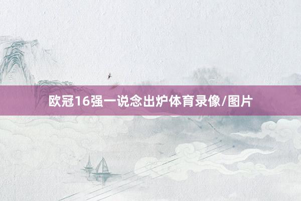 欧冠16强一说念出炉体育录像/图片